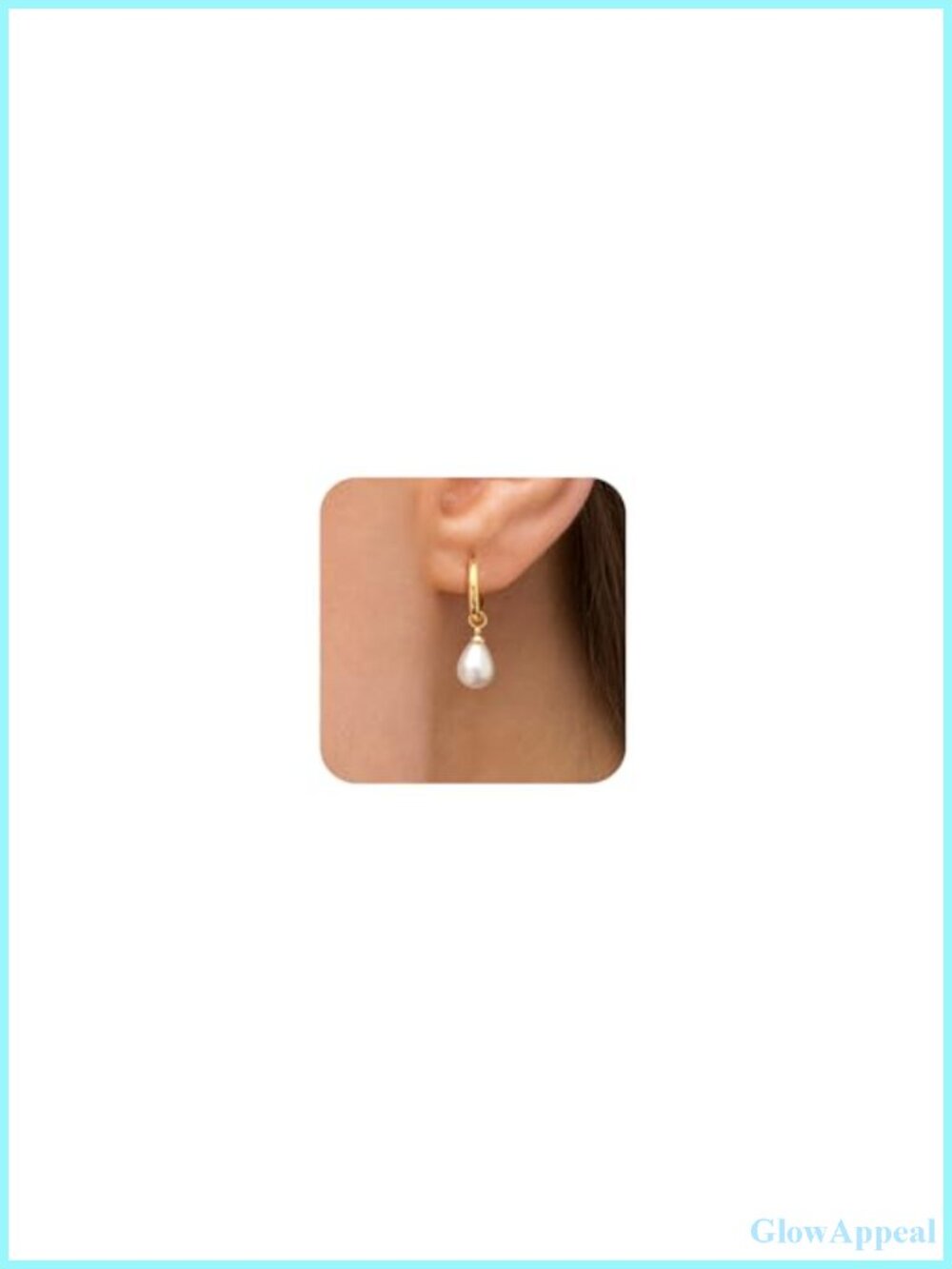 14K Gold Plated Freshwater Pearl Dangle Drop Earrings for Women Hypoallergenic